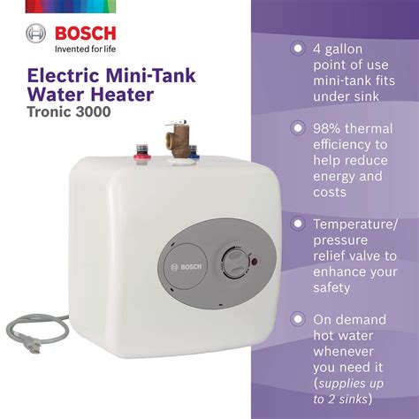 bosch mini tank hot water heater